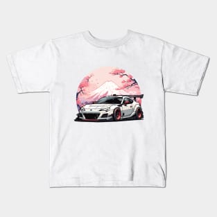 Subaru BRZ Car Art - Widebody Modified JDM Car Kids T-Shirt